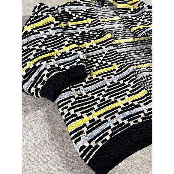 H&M Diamond Pattern 3D Women's Open Cardigan Sz S - Picture 2 of 8